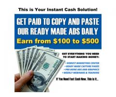  Make money online with our proven copy & paste business.