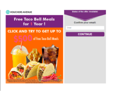 Enter for a Year of Taco Bell Now