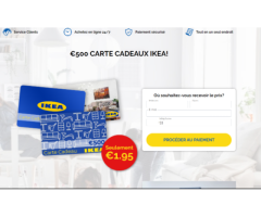 Obtenez un bon d'achat Ikea de 500 €