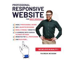 I will do the best professional website you can imagine and save you time and money