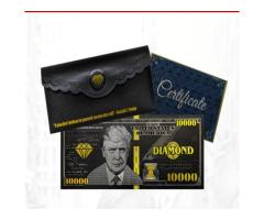 Trump checks&cards+diamond bucks 