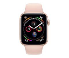 Apple Watch Series 4,Gold Aluminum Case with Pink Sand Sport Loop Band