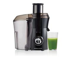 Hamilton Beach Juicer Machine, Big Mouth Large 3” Feed Chute for Whole Fruits and Vegetables