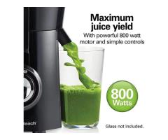 Hamilton Beach Juicer Machine, Big Mouth Large 3” Feed Chute for Whole Fruits and Vegetables