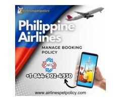 How can you manage your flight booking on Philippine Airlines?