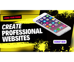 Create Professional Websites and Maximize Your Marketing ROI using your Smart Phone