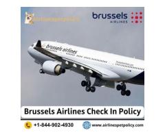 Do you need to check-in for Brussels Airlines?