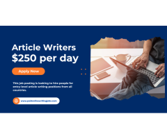 Your writing skills are in demand.