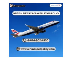 What is cancellation policy in British Airways?