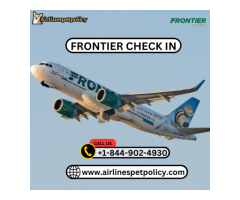 How To Check In Frontier Airlines