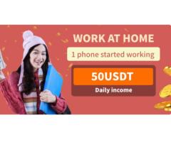 Work from your home and earng 50$ for free 