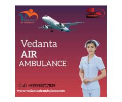 Access Hi-tech ICU Setup by Vedanta Air Ambulance Service in Allahabad