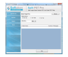 Softaken Split Outlook PST Software: The Most Reliable PST File Splitter Software