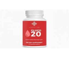 GLUCO20 Your blood sugar level stabilizer.