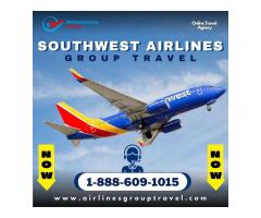 How do I book a group flight on Southwest Airlines?