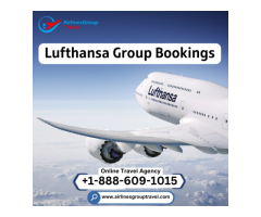 How do I contact Lufthansa Airlines for a group reservation?