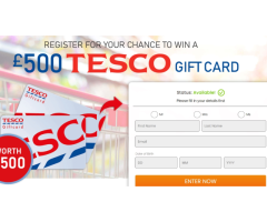 Fo the first 10 Claimers! Grab Your Tesco Gift Card Now!