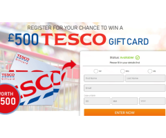 For the first 10 Claimers! Grab Your Tesco Gift Card Now!