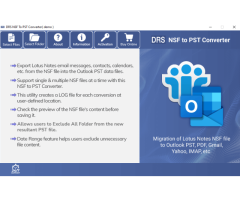 MigrateEmails NSF to PST Converter Tool