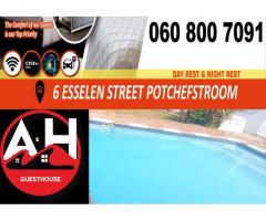 A & H GUEST HOUSE IN POTCHEFSTROOM BULT +27608007091.R300 PER NIGHT.R150 DAY REST FOR 3HRS