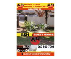 - A & H Guest house Potchefstroom Bult +27608007091 Lodge/ BnB/ Accommodation