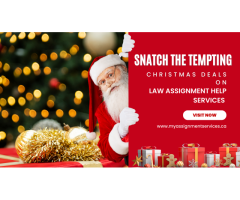 Snatch the Tempting Christmas Deals on Law Assignment Help Services 