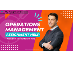 Operations Management Assignment Help - Avail Best Discounts with MAS