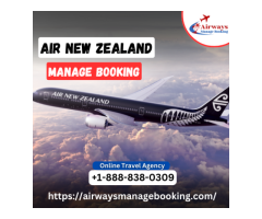 How Do I Manage My Booking With Air New Zealand?
