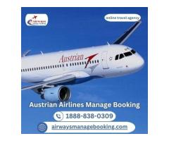 How to manage booking on Austrian Airlines