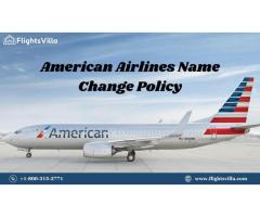 How Can I Change My Name on American  Airlines Name Change Policy