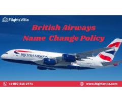 How Can I Change My Name On British Airlines Name Change Policy