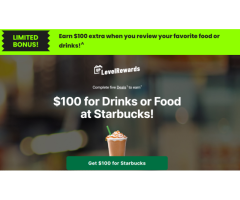  Grab Your $100 to Starbucks Now!