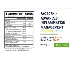FACTOR 4.CONTROL and even REVERSE inflammation!