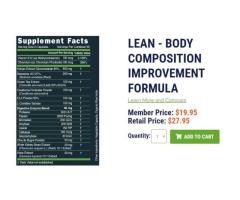 FIRST AND ONLY Body Composition Improvement Formula:  LEAN!