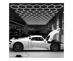 DIY Hexagon Detailing Garage Lights For Ceiling Light