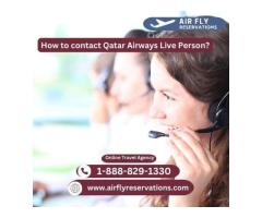 How to contact Qatar Airways Live Person?