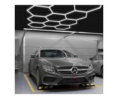 Hexagon Lights Garage For Auto Maintenance Shop Light