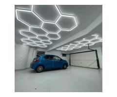 Garage Hexagon Lights For Car Film Auto Shop Light