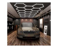 Hexagon Detailing Lights For Car Wash Repair Shop Light