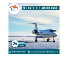 With top-level Medical Care Use Vedanta Air Ambulance Service in Bangalore 
