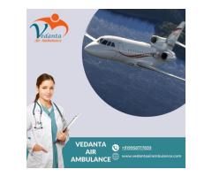 With Top-Laval Medical Service Hire Vedanta Air Ambulance Service in Jamshedpur 