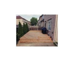 Pressure Treated Wood Deck Contractor