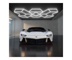 Transform Your Garage into a Professional Workshop with LED Lights Hexagon Detailer Lights for Detai