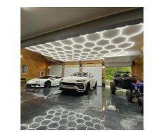 Hexagon Garage Ceiling Light For Car Polishing Light