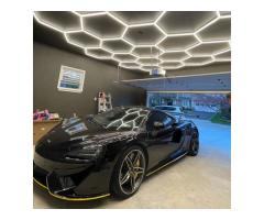 DIY Hexagon Garage Lights For Car Detailing Shops Light