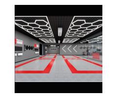 Brighten Your Garage with Car Work LED Hexagon Lighting for Precision Automotive Work