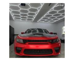 Achieve Professional-Grade Results with Honeycomb LED Auto Detailing Lighting in Home Garages