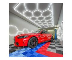 Hex LED Automotive Paint Lights Facilitate Detailed Inspections for Flawless Finishes