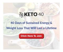 Keto40 is the best 40-day keto diet program with a step-by-step strategy