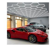 Hexagon Auto Detailing Lighting For Car Showrooms